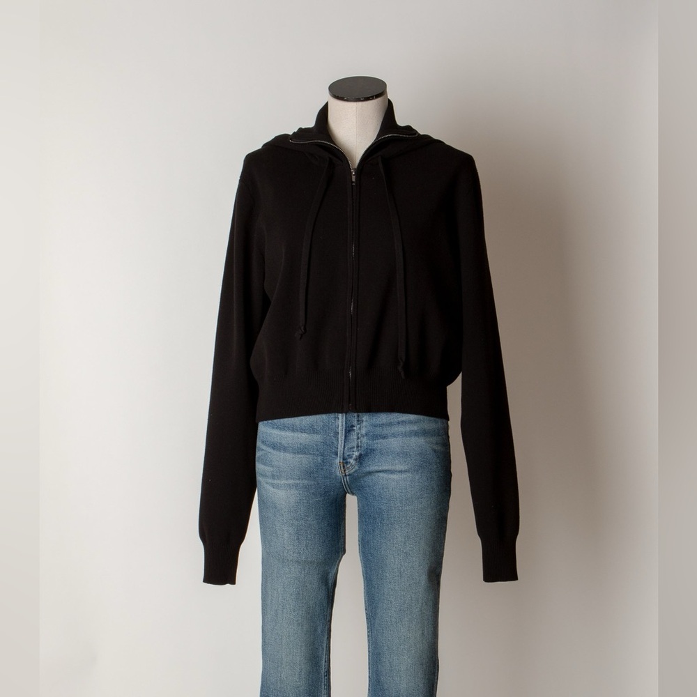 Holt Renfrew LIVE THE PROCESS cropped knit hoodie